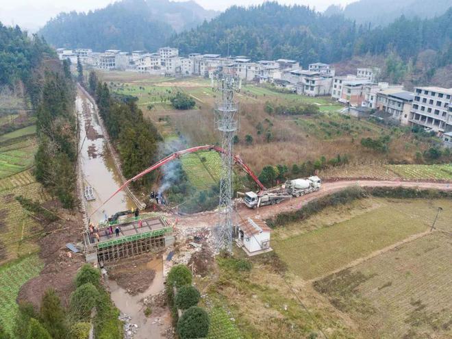 “针”好！利川元堡毛针坝这座桥正在火热建设中(图4)