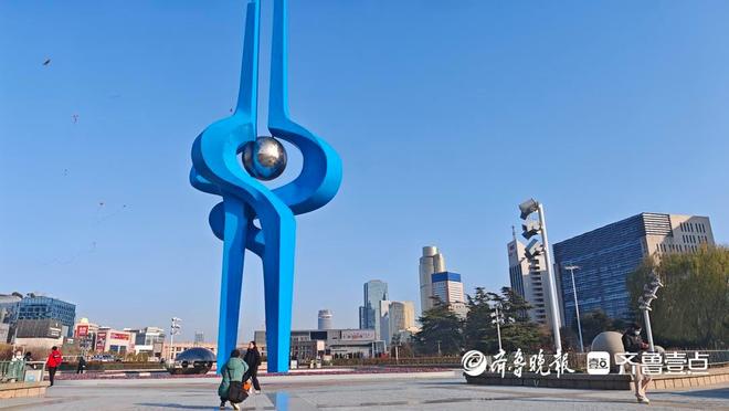 济南泉城广场泉标焕然一新!原来是用了济南大学研发的特殊涂料(图1)