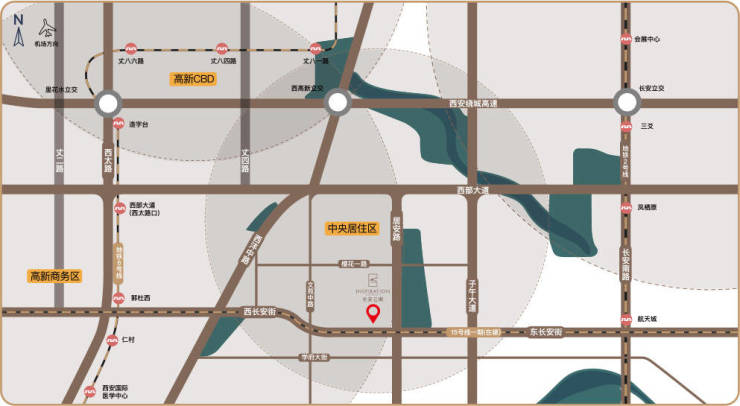 【租售中心】长安云阙商铺-大平层-价值分析-开发商推广销售-项目地址(图2)